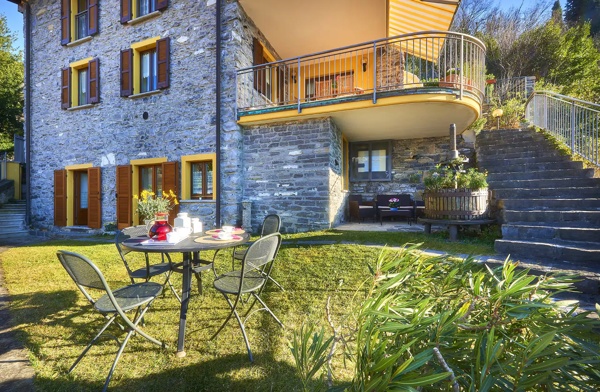 Sweet Escape stone house and garden